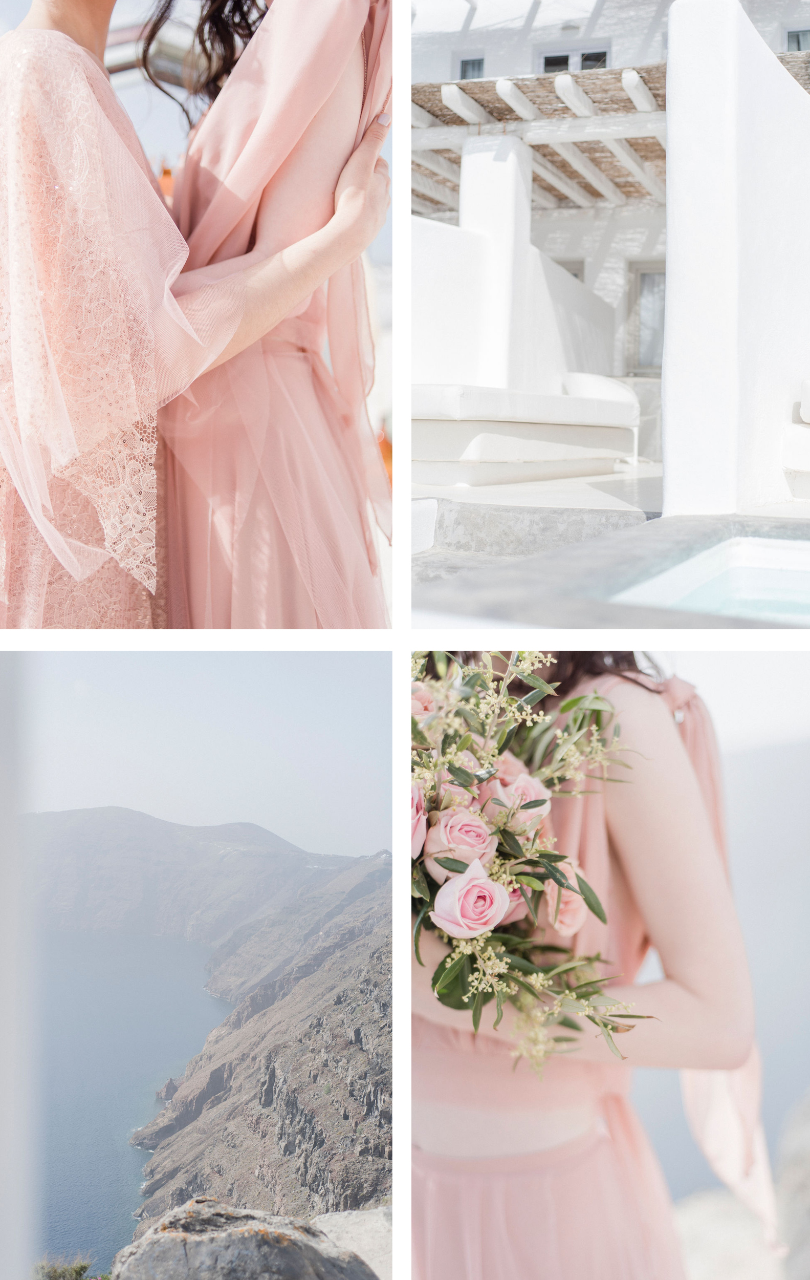 Inspiration Mariage elopement Santorini
