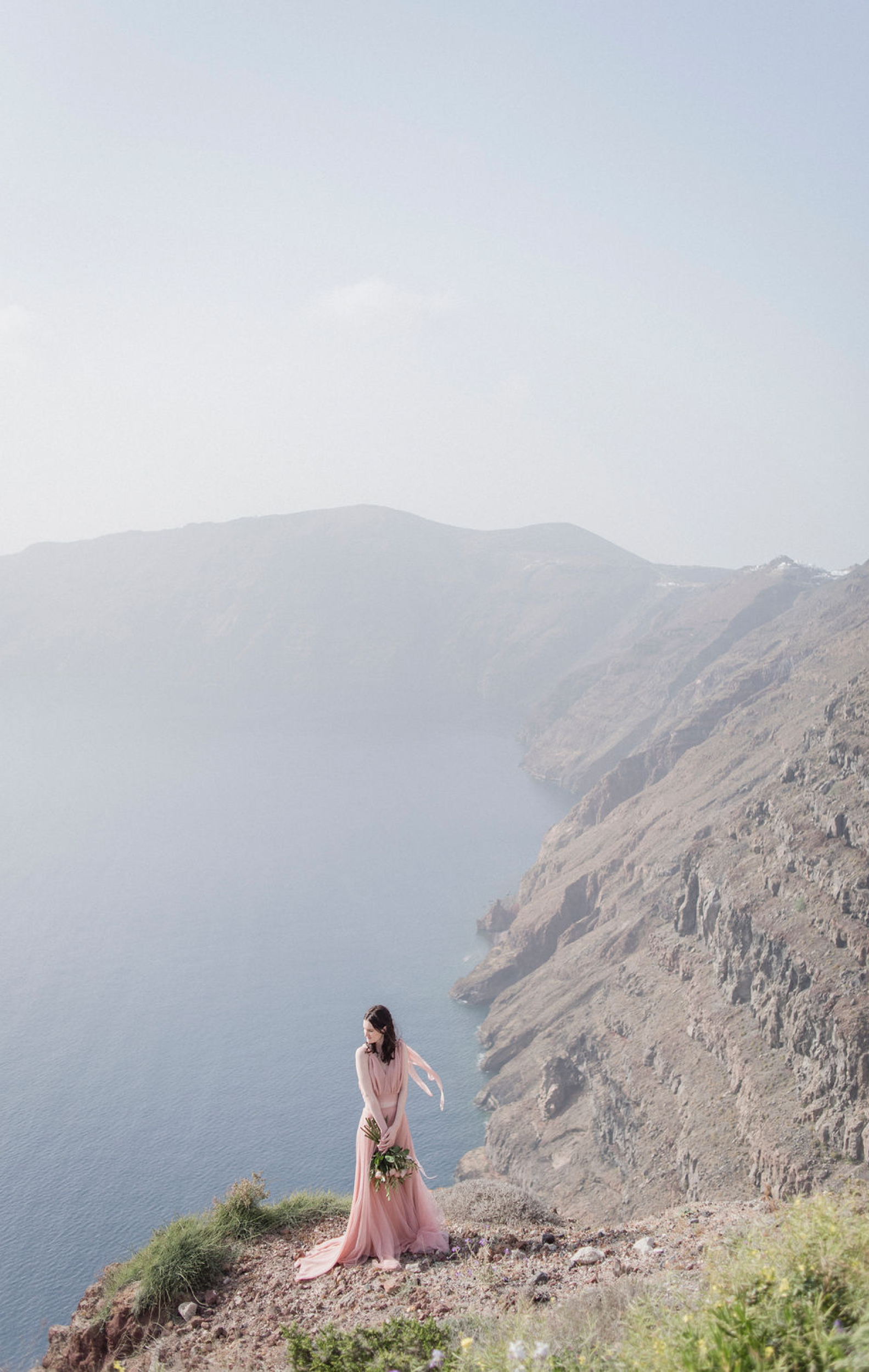 Inspiration Mariage elopement Santorini