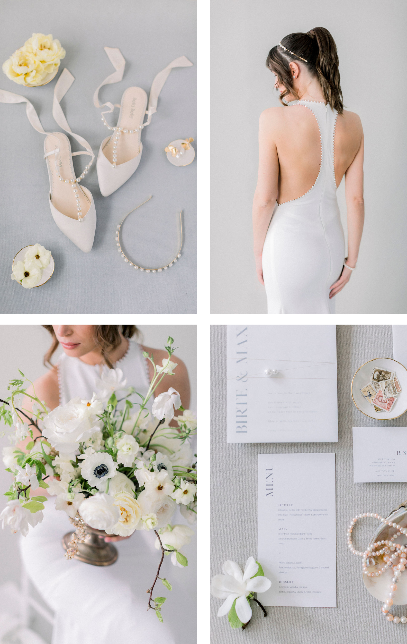 Inspiration mariage: Perles intemporelles bella belles shoes