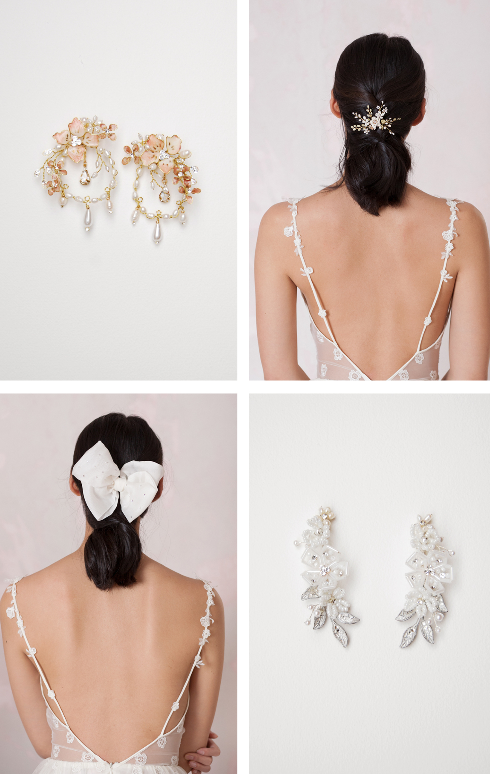Accessoire bijou cheveu mariage boucle d´oreille Elibre Handmade