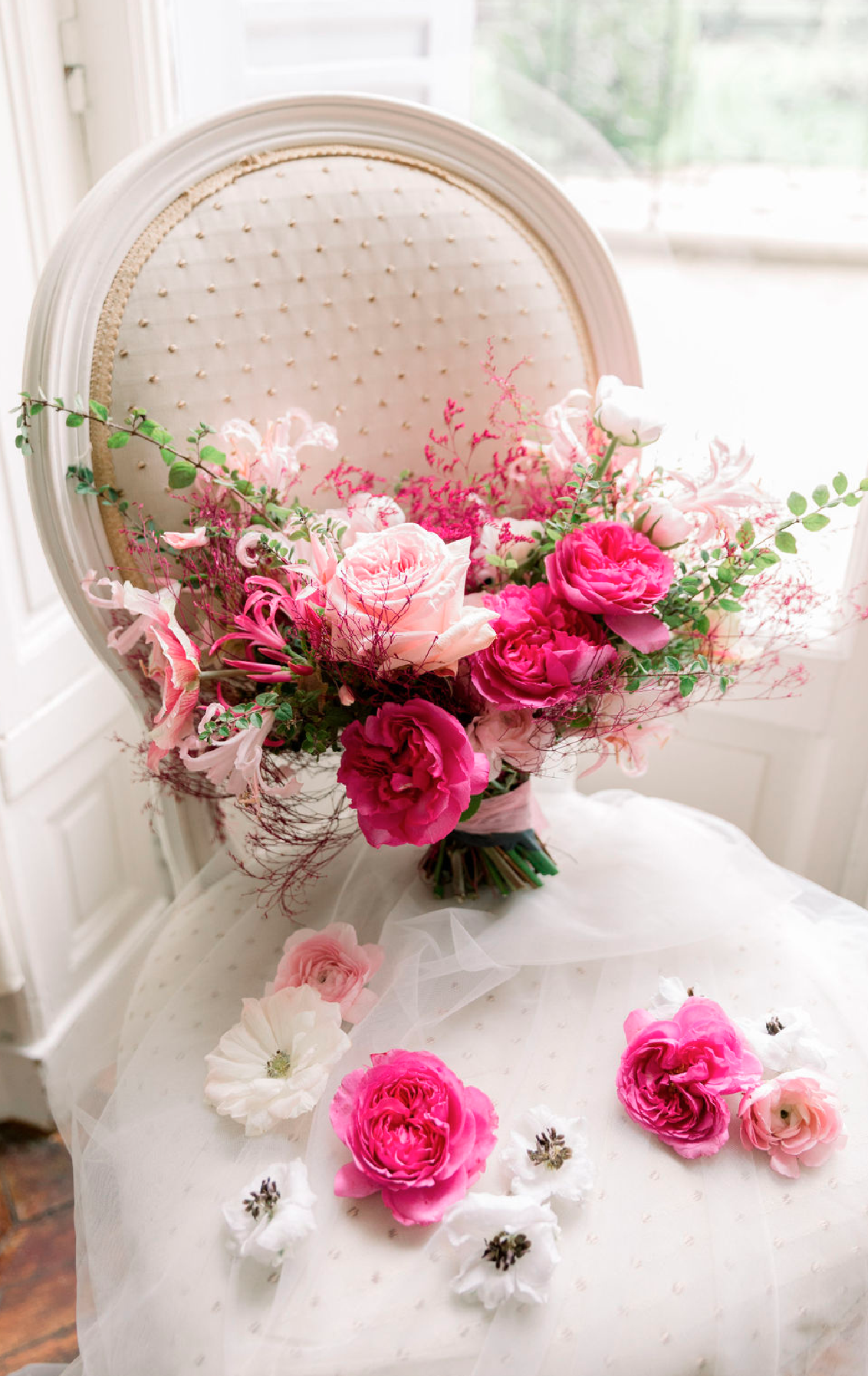 bouquet de mariee mariage rose fuchsia