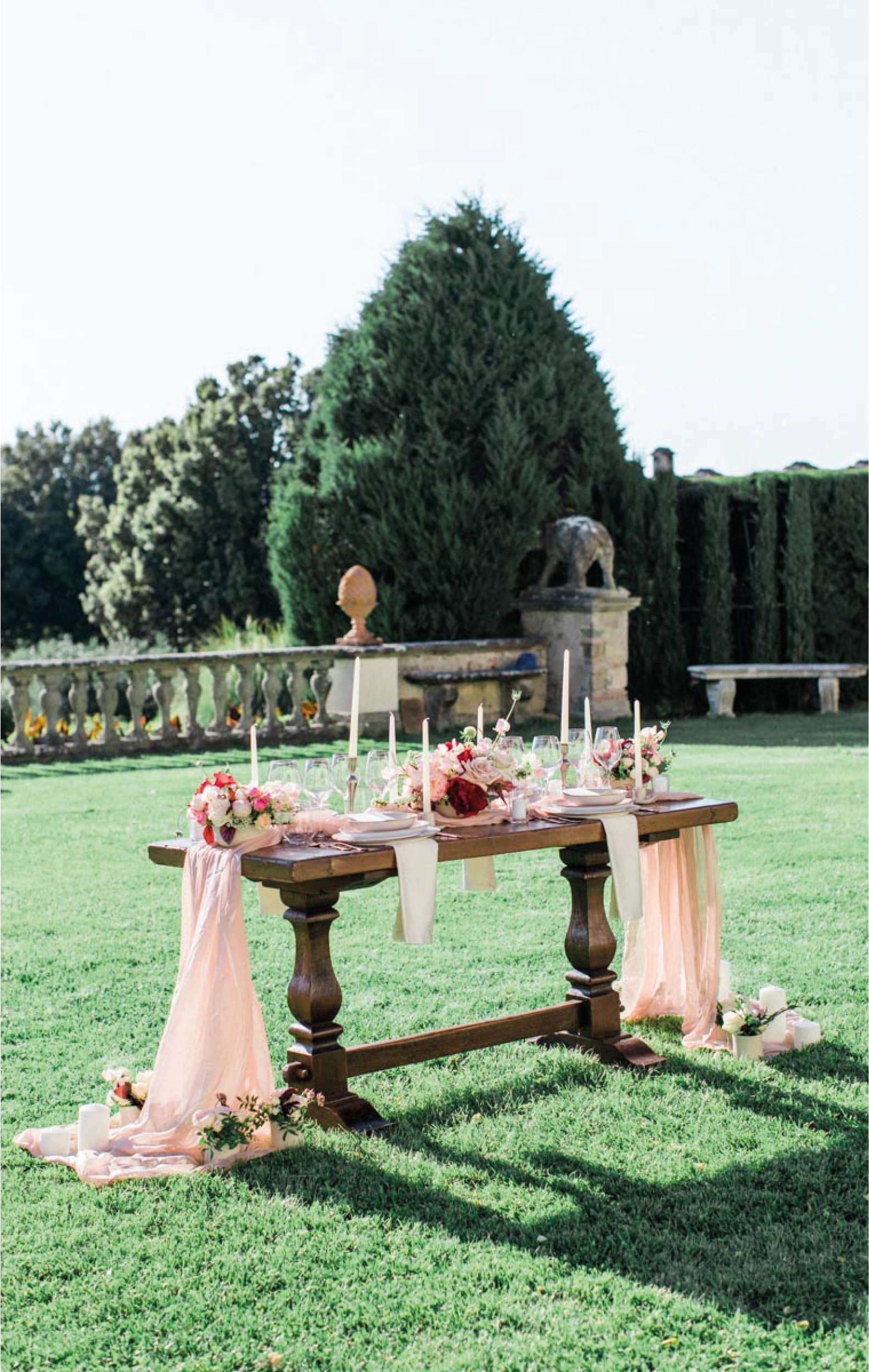 mariage romantique en toscane villa fedinanda