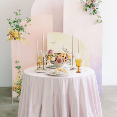 Idées décoration mariage aux tons pastel