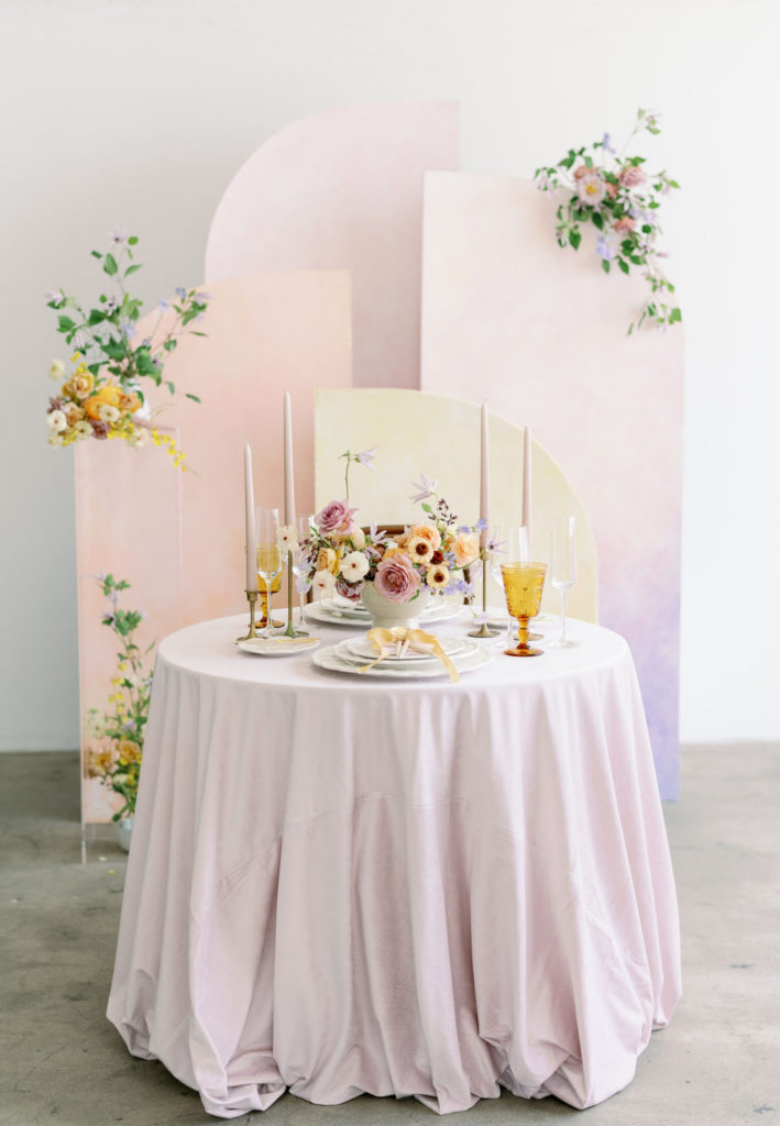 decoration mariage tons pastel