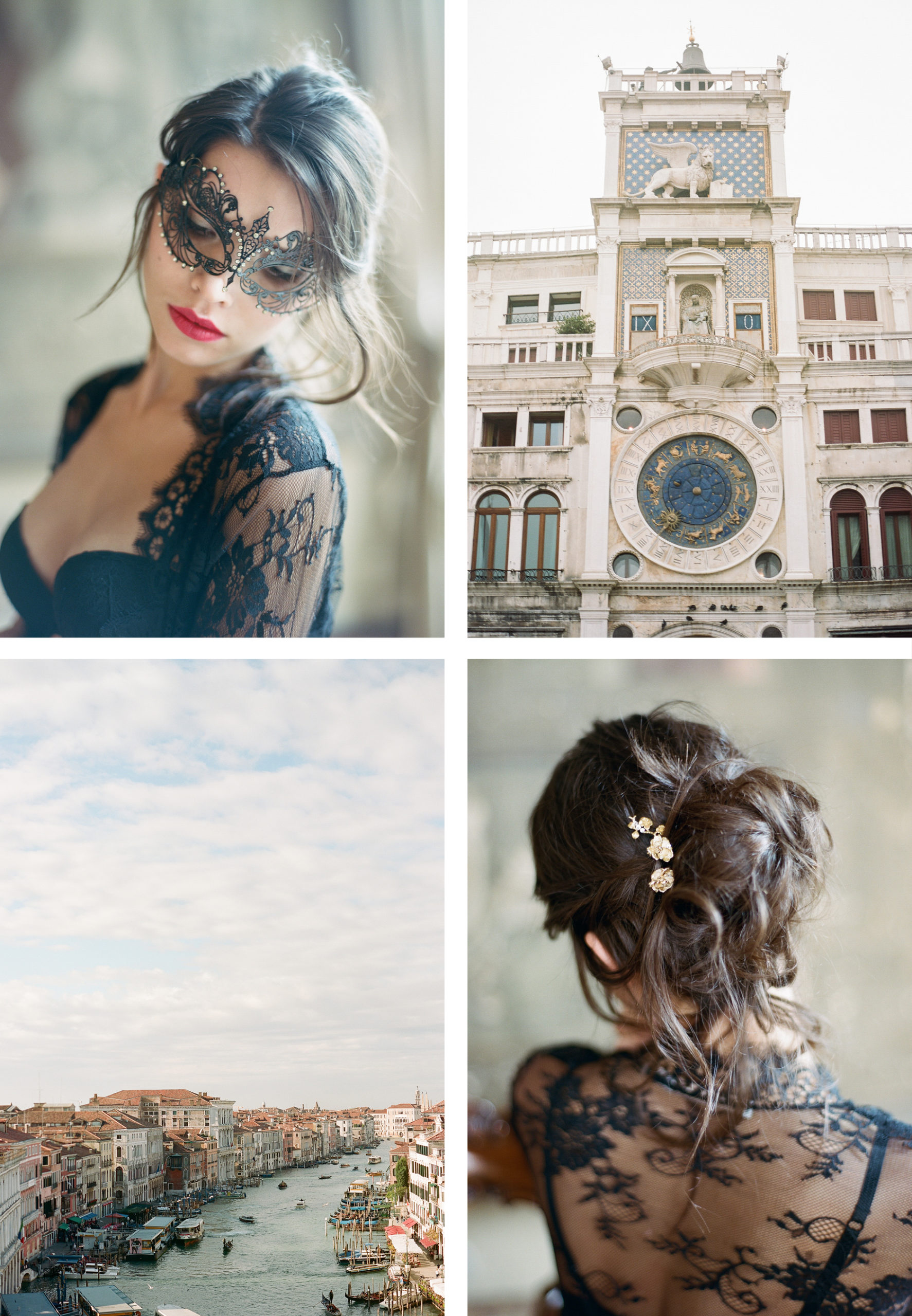 boudoir venise rebecca yale photography Elopement glamour à Venise