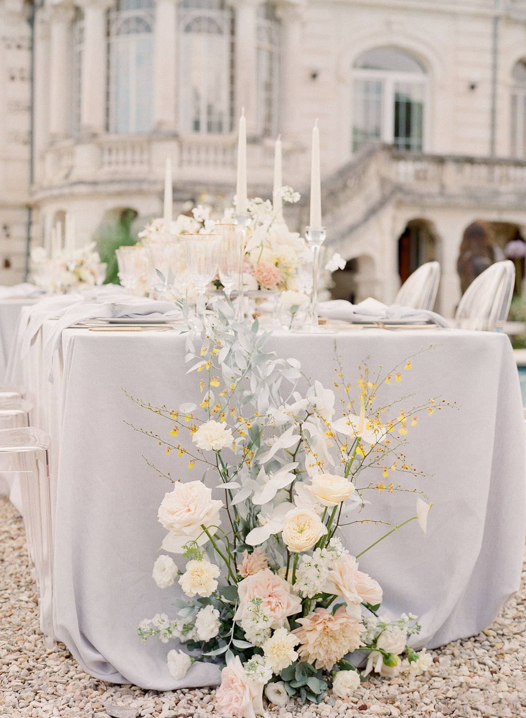 decoration table mariage fine art chateau mader